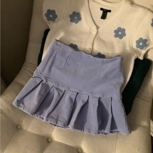 Short sleeve sweater (11/12) and corduroy skirt (XS)